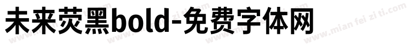 未来荧黑bold字体转换
