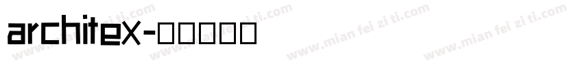 architex字体转换