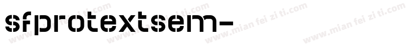sfprotextsem字体转换