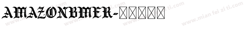 Amazonbmer字体转换