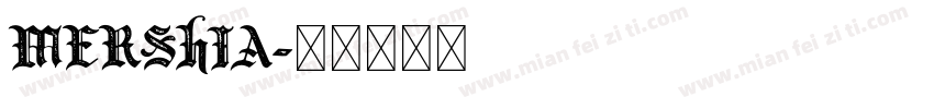 mershia字体转换