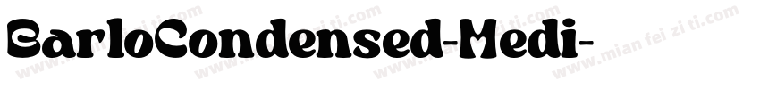 BarloCondensed-Medi字体转换