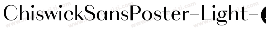 ChiswickSansPoster-Light字体转换