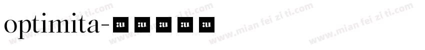 optimita字体转换