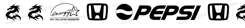 索尼LOGO字体字体转换