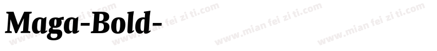 Maga-Bold字体转换