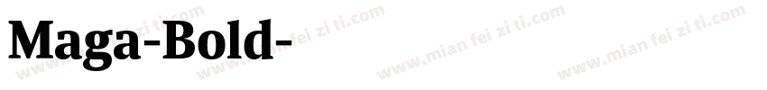 Maga-Bold字体转换
