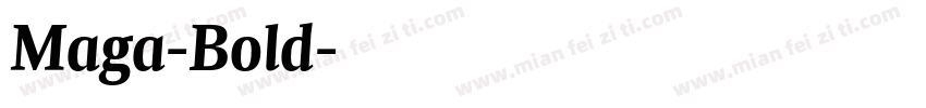 Maga-Bold字体转换