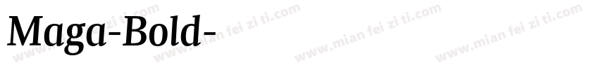 Maga-Bold字体转换