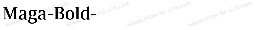 Maga-Bold字体转换