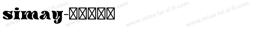 simay字体转换