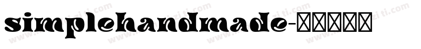 simplehandmade字体转换