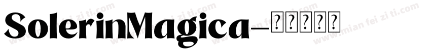 SolerinMagica字体转换