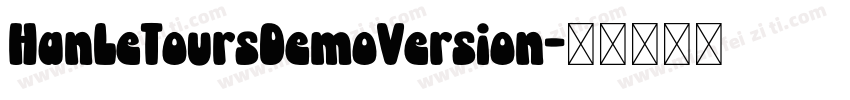 HanLeToursDemoVersion字体转换