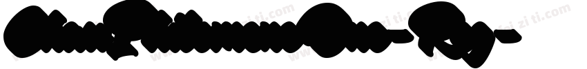 ChauPhilomeneOne-Reg字体转换