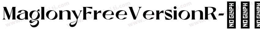 MaglonyFreeVersionR字体转换