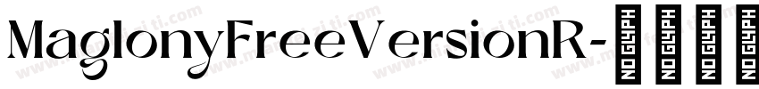 MaglonyFreeVersionR字体转换