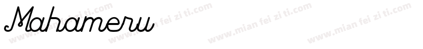 Mahameru字体转换