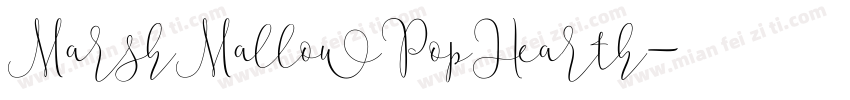 MarshMallowPopHearth字体转换