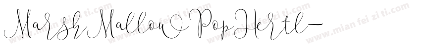 MarshMallowPopHertl字体转换