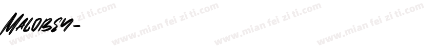 Malobey字体转换