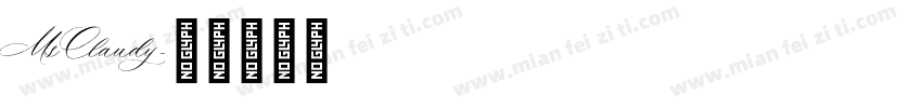 MsClaudy字体转换