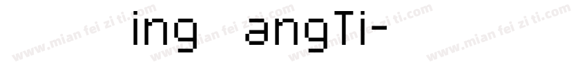 SSXingMangTi字体转换