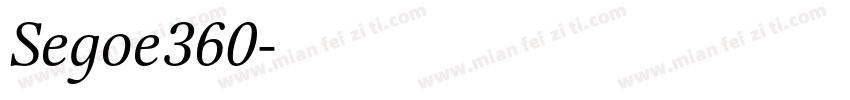 Segoe360字体转换