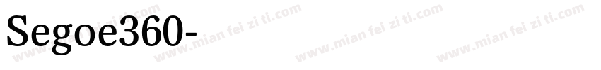 Segoe360字体转换