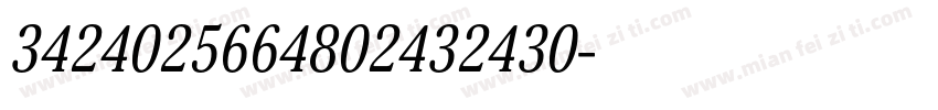 3424025664802432430字体转换