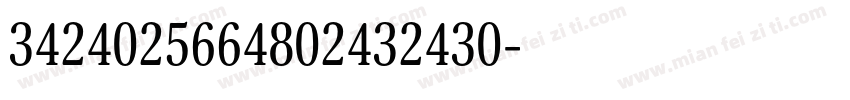 3424025664802432430字体转换