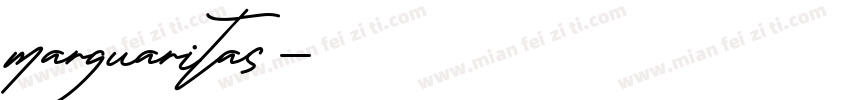 marguaritas字体转换