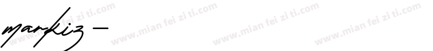 markiz字体转换