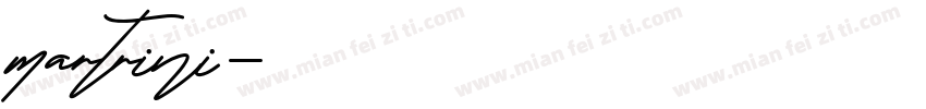 martrini字体转换