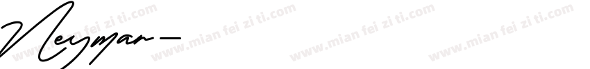 Neymar字体转换