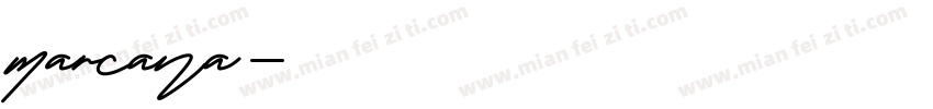 marcana字体转换