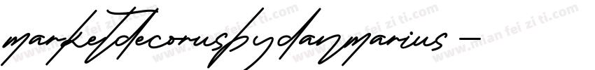 marketdecorusbydanmarius字体转换