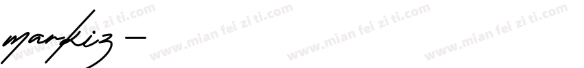 markiz字体转换