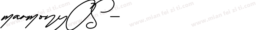 marmonyOS字体转换