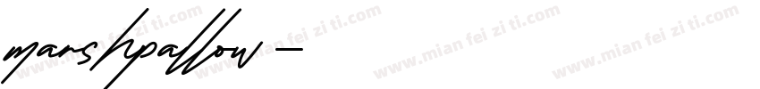 marshpallow字体转换
