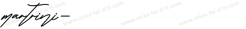 martrini字体转换