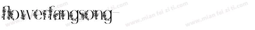 flowerfangsong字体转换