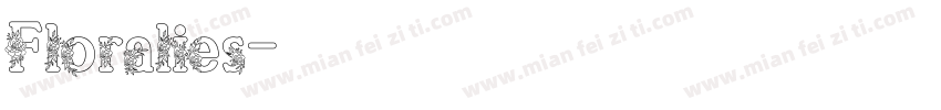 Floralies字体转换