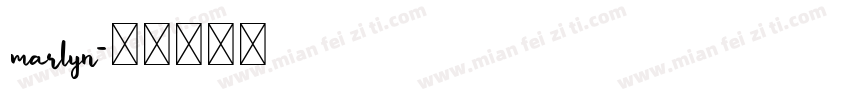 marlyn字体转换