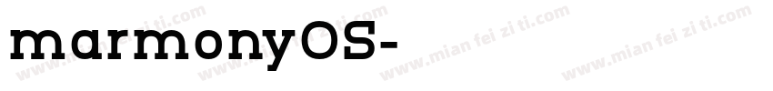 marmonyOS字体转换