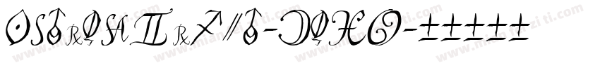 AstroScript-Bold字体转换