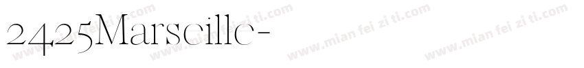 2425Marseille字体转换