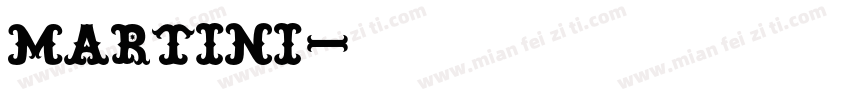 Martini字体转换