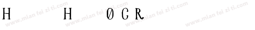 HiddenHorz0CR字体转换
