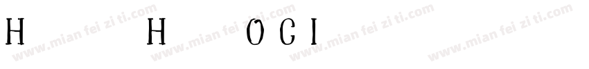 HiddenHorzOCI字体转换